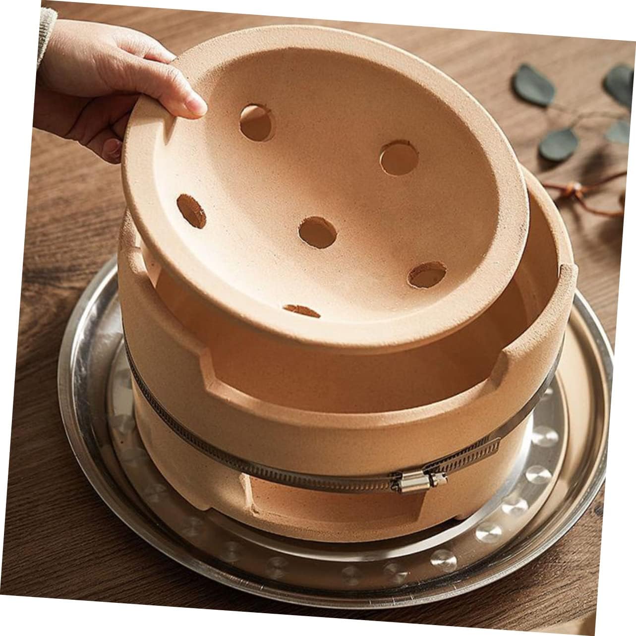 POPETPOP Charcoal Stove Grill Net Bbq Grill Charcoal for Camping Picnics and Parties