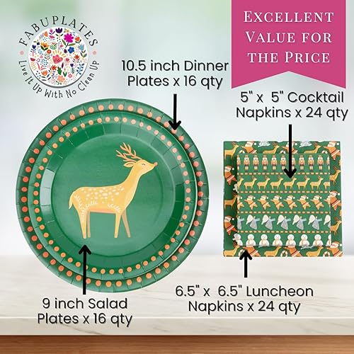 Miniatura 2 de Juego de platos y servilletas de papel decorativo de alta calidad