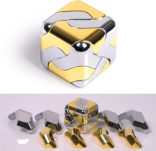 Miniatura 7 de Rompecabezas de metal 3D-Brain-Teaser Toys caja de juguetes geniales para niños, niños, adolescentes, adultos, herramientas para TDAH y alivio del