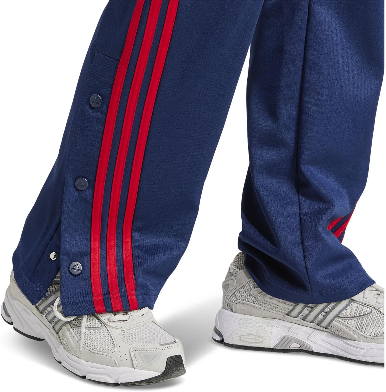 adidas Womens Iconic Wrapping 3-Stripes Snap Track Pants - Image 4