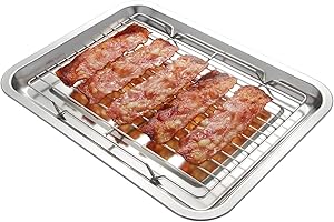 Bacon Pan and Rack Set: Crispy, Healthy Bacon Made Easy