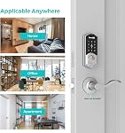 Smart Deadbolt Lock Front Door, Hornbill Keyless Entry Door Lock with Keypads, Bluetooth Smart Locks Work with Alexa, Digital Code Lock for Airbnb and Vacation Rental Hosts
