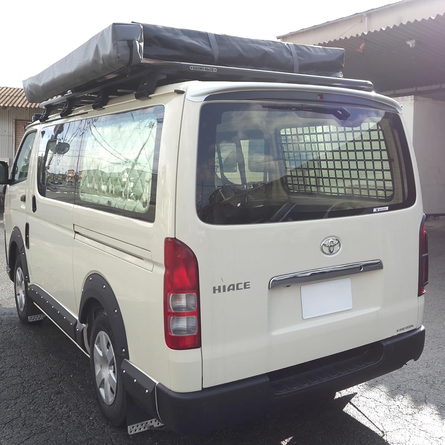 ハイエース レジアスエース 200系 リアゲートスポイラー 209 ブラック