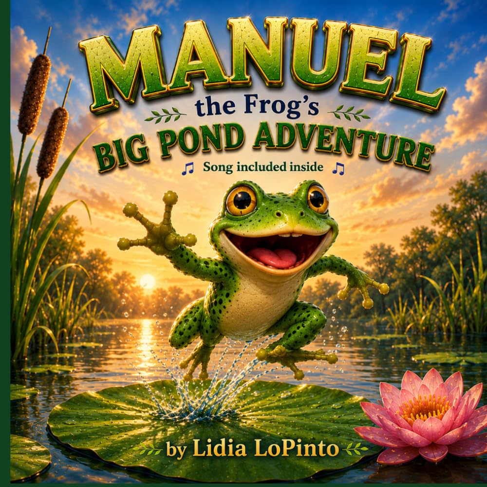 Manuel the Frog’s Big Pond Adventure: Manuel the Frog’s Big Pond Adventure: A Children’s Nature Story About Friendship, Pond Animals, Water Lilies, and Helping Others (Cloverleaf Nature Adventures)