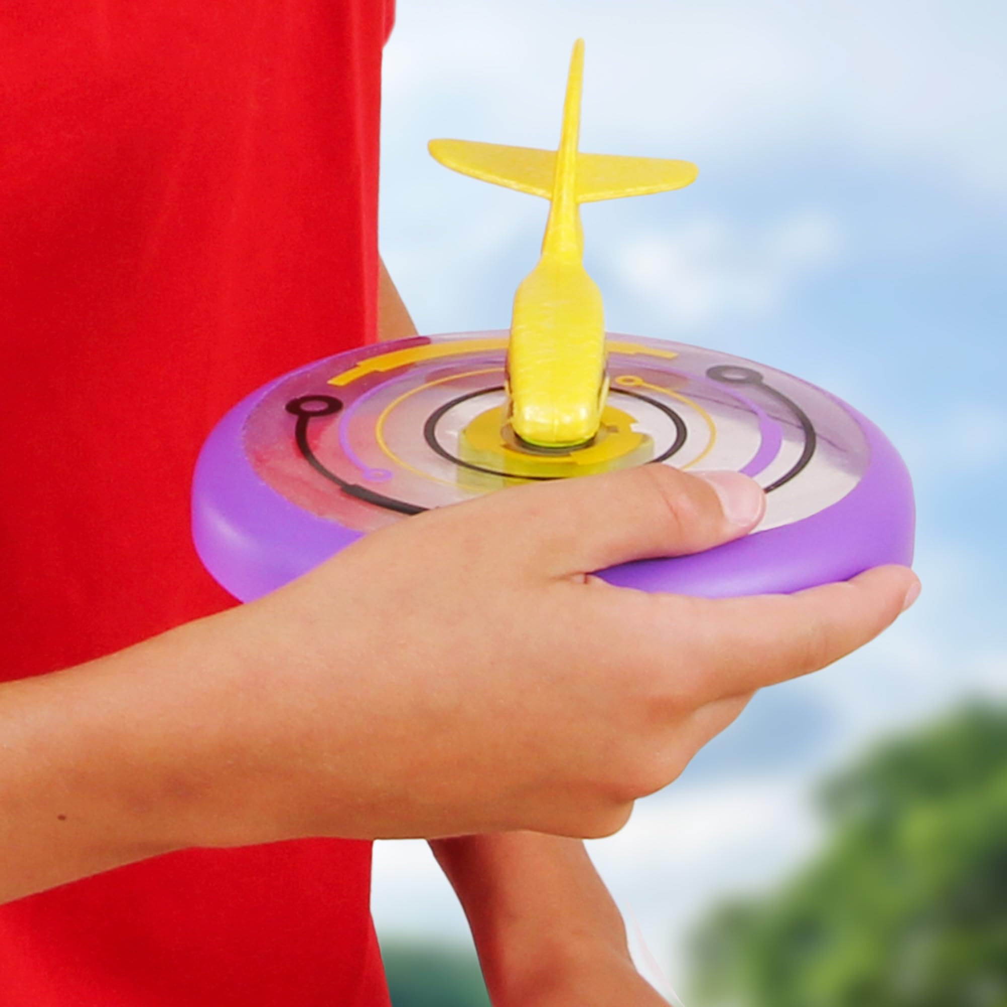 Zoom Violeta, Divertido Juego al Aire Libre, Lánzalo como un Disco y Observa cómo Planea por el Cielo como un Avión, Juguete para Niños y Niñas a Partir de 6 Años en Adelante — view 5