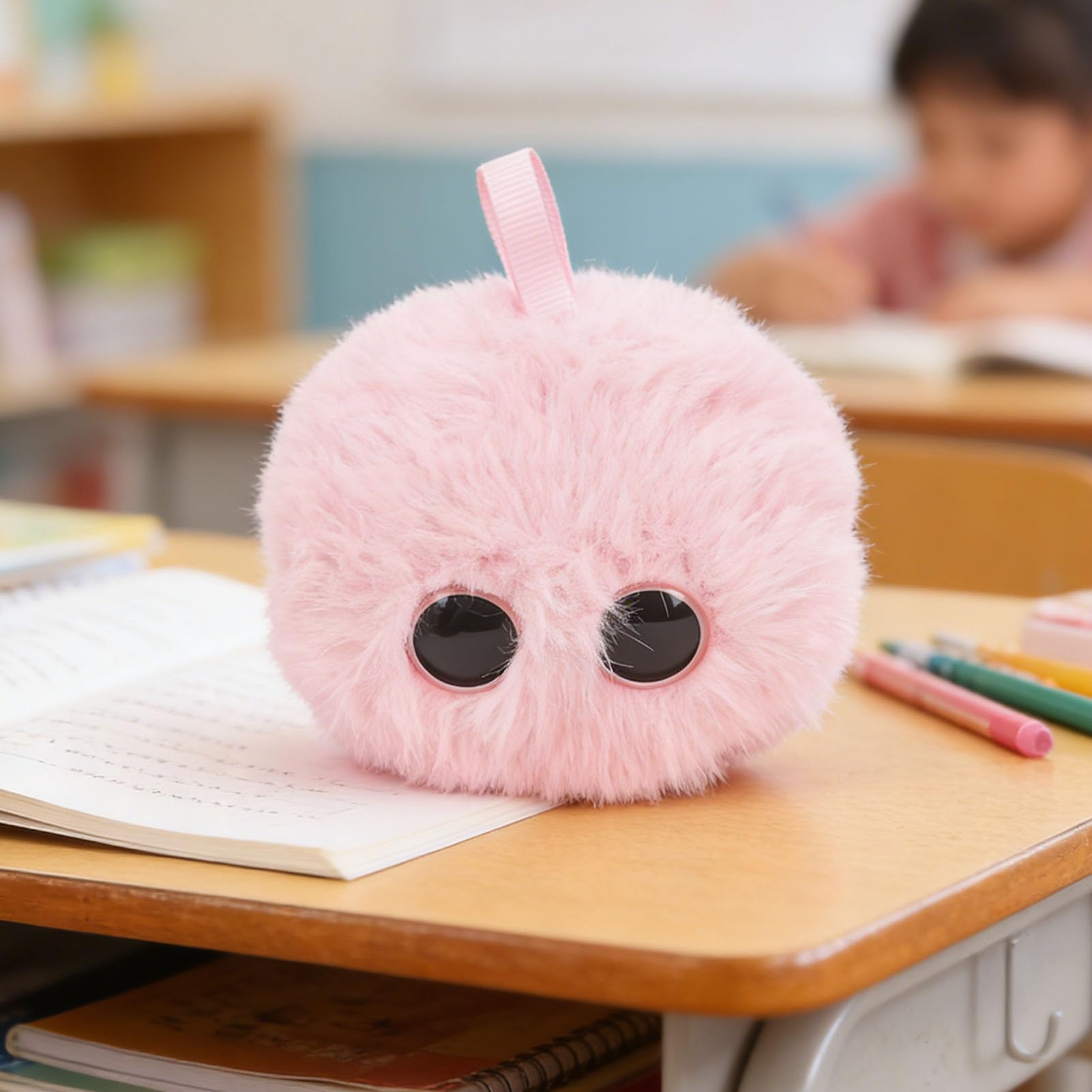 Luocute Peluche Inteligente con IA, Robot Interactivo con Interacción de Voz en Tiempo Real y Diálogo Multilingüe, Adaptación Emocional y Tecnología de Clonación de Voz, con Control móvil. (Rosado
