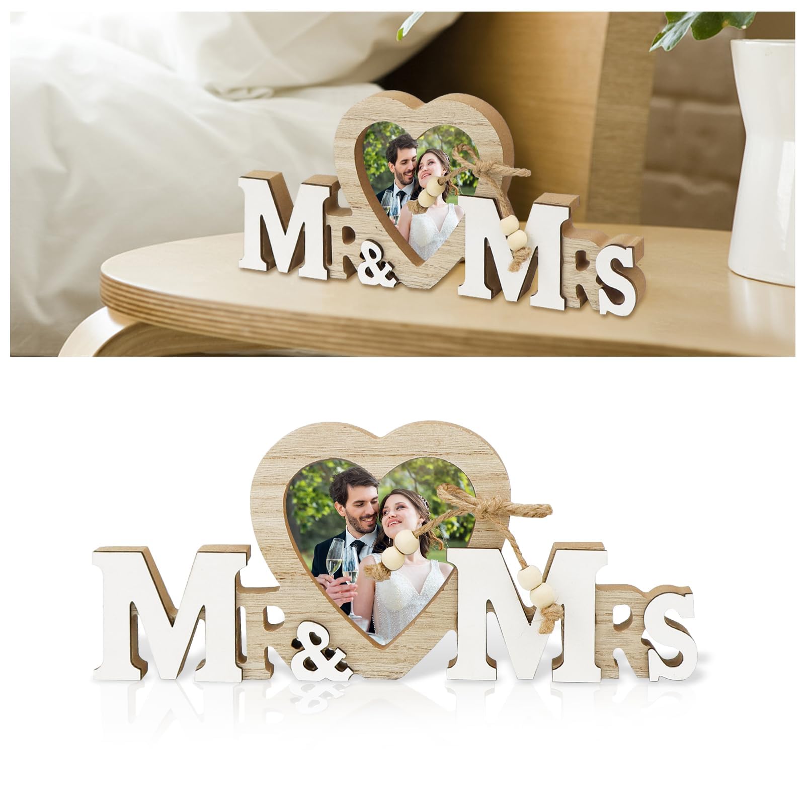 Cornice per foto di matrimonio con rose | Foto Gratis
