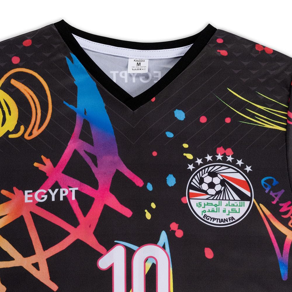Ägypten Fußball Trikot Set Salah - Gaming - Kinder und Erwachsene - Jungen - Herren - Sportsachen - Geschenke - Sport t Shirt - Sportbekleidung