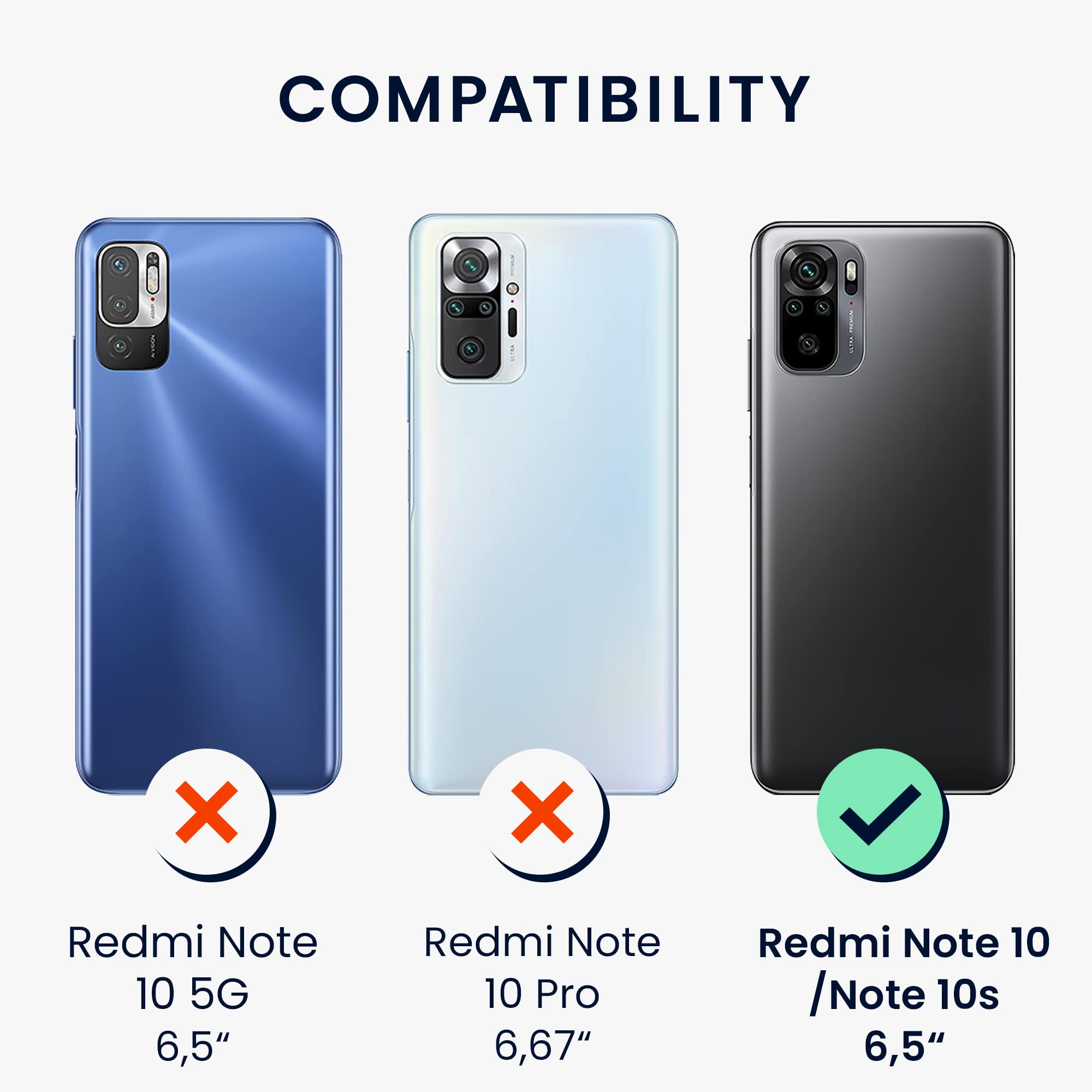 CoverKingz Portafoglio Per Xiaomi Redmi Note 10 / Note 10S – Custodia A Libro In Ecopelle Con Slot E Chiusura Magnetica, Mandala Grigio