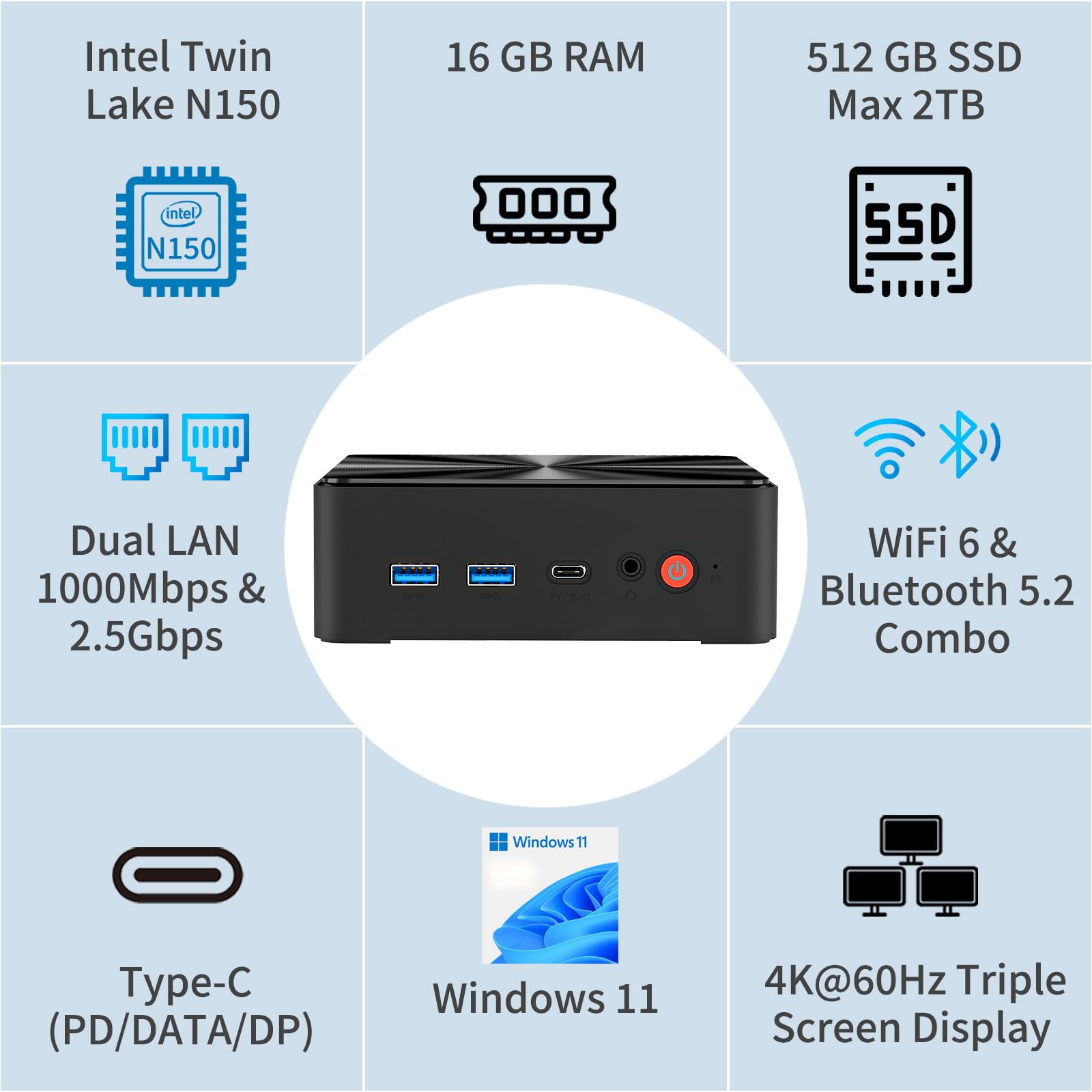 Amazon.co.jp: ホームオフィス&ゲーム用超コンパクトミニPC | 第13世代