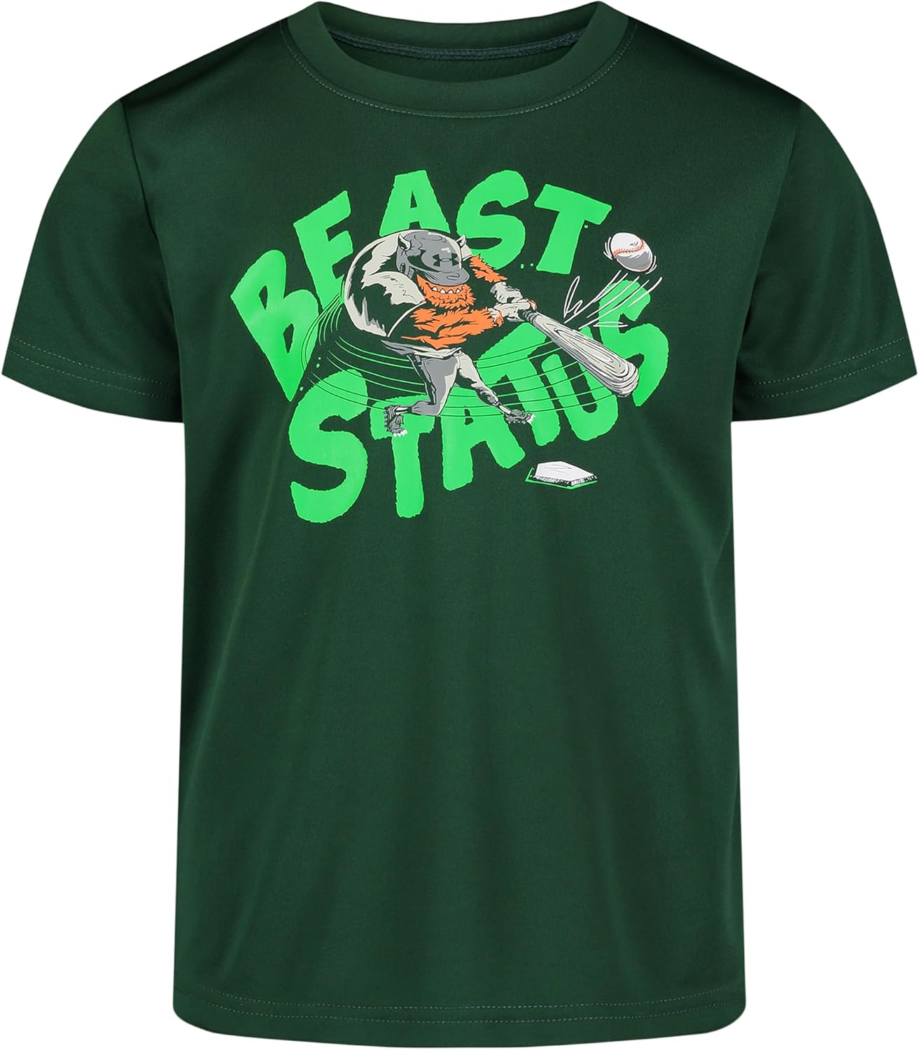 Under Armour Boys Short Sleeve Logo Graphic T-Shirt, Lightweight & Breathable, Relaxed Fit