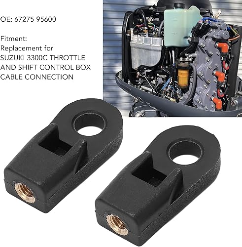 Miniatura 2 de Conector de extremo de cable de caja de control fueraborda, 2 piezas 67275-95600 caja de control de motor, conector de extremo de cable, repuesto de