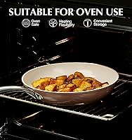 Vista 5 de KOCH SYSTEME CS 10 Inch Nonstick Frying Pan with Lid, Ceramic Non Stick Frying Pans, Non Stick Pan for Cooking, Induction Compatible Skillet, Free