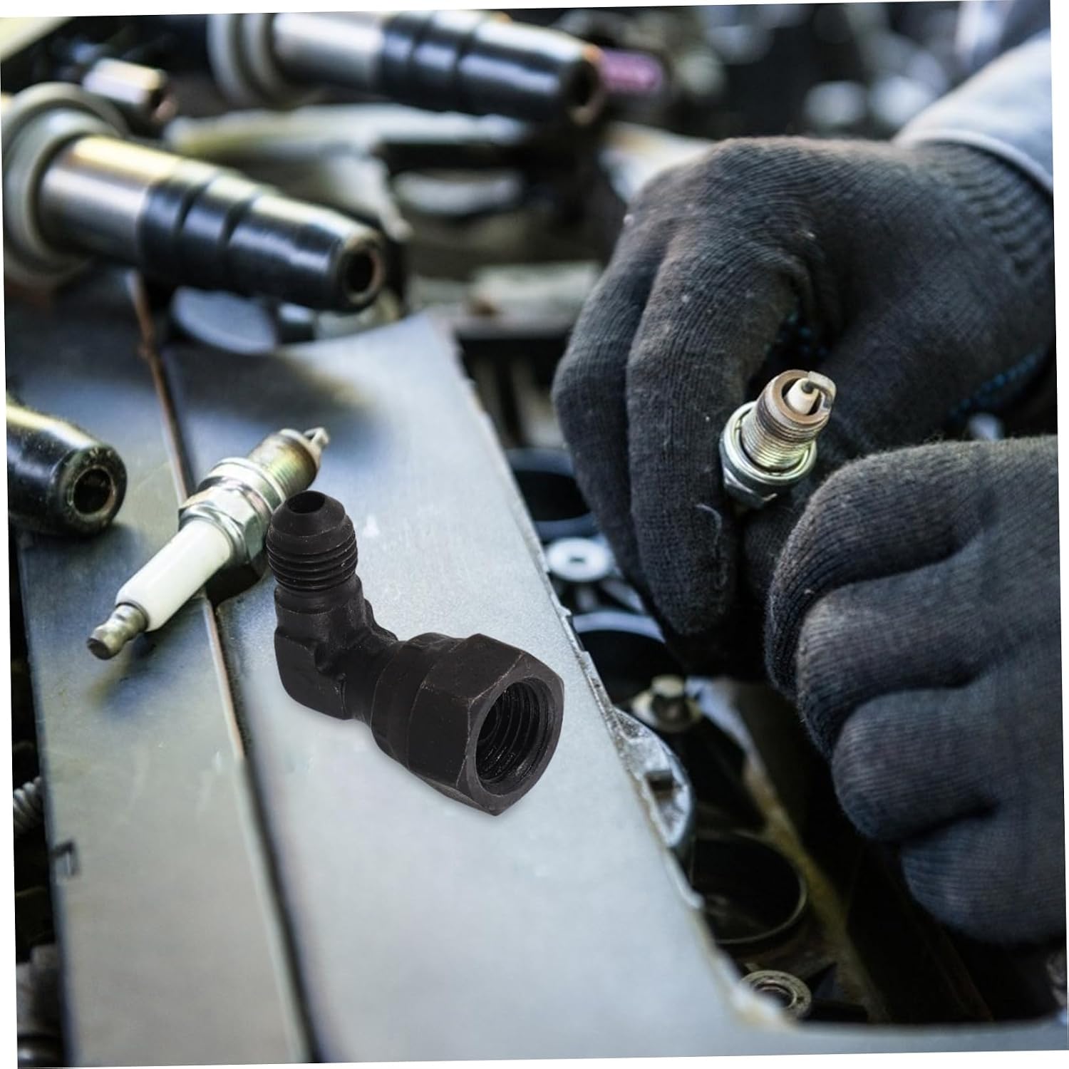 Abaodam Automobile High Pressure Line Connector Quick Connect Adapter for Brake Fluid Replacement Leak Prevention Enhanced Performance Easy Maintenance