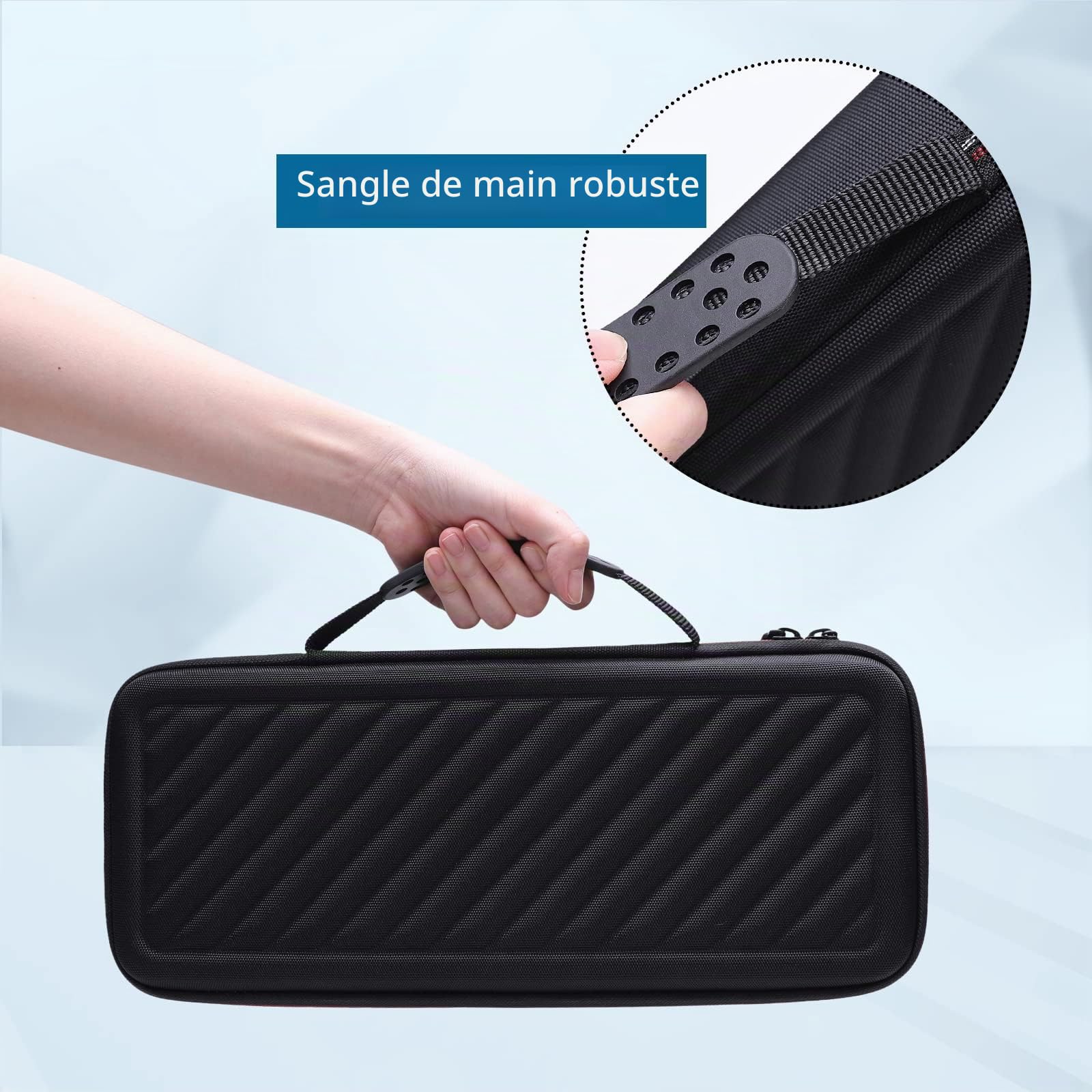 XANAD Housse de Protection pour contrôleur Hercules DJControl Mix/Hercules DJControl Starlight/Numark DJ2GO2 Touch DJ, Noir, Sac DJ