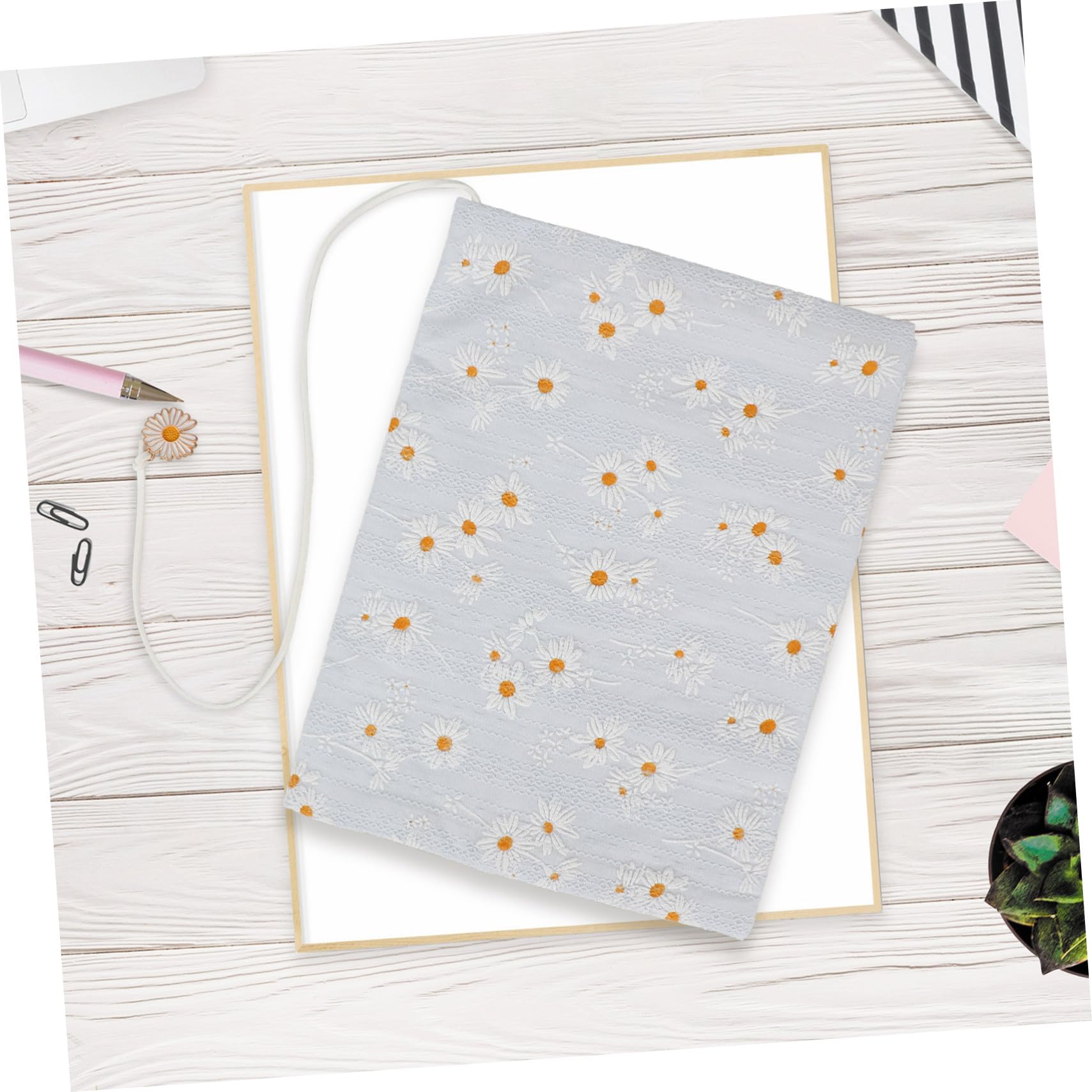 ARTIBETTER 4 Pièces Couverture de livre en tissu couvertures de livres en tissu manche journal petite couverture de livre couverture de livre faite à la main nappe pour reliure chiffon