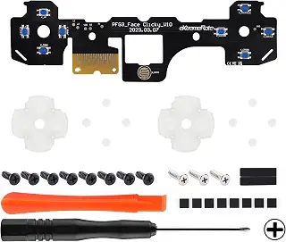 eXtremeRate ps5コントローラーBDM-030に対応用フェースクリッキーキット、ps5コントローラーBDM-030に対応用カスタムタクティル十字キーアクションボタン、ps5コントローラーBDM-030用マウスクリックキット-コントローラーは付属していません