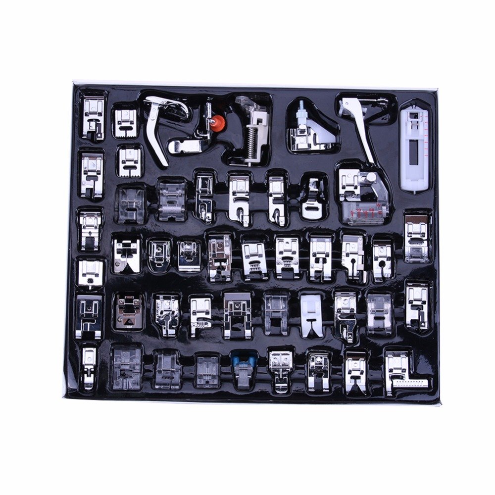 Eleoption Kit de 42 Piezas de Prensatelas Multifuncional para Máquina de Coser