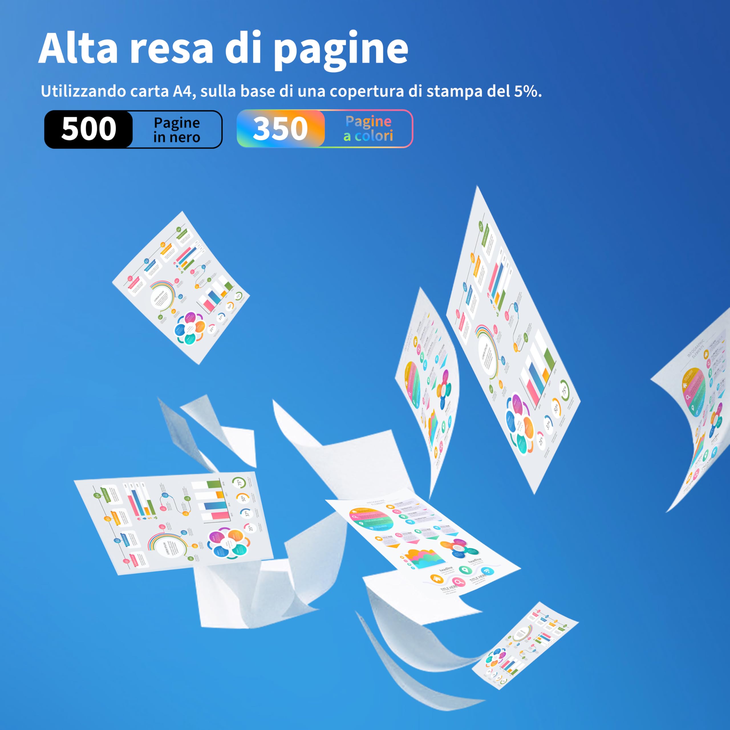 Vintella 604XL Cartucce d'inchiostro Sostituzione per Cartucce 604XL Epson Multipack Compatibili per XP-2200 XP-2205 XP-3200 XP-3205 XP-4200 XP-4205 WF-2910 WF-2930 WF-2935 WF-2950 (10 Pezzi)