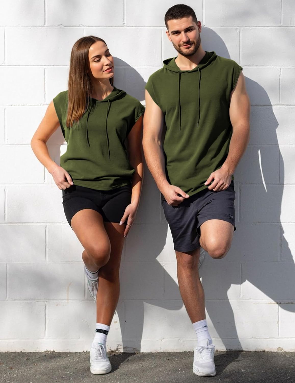 JMIERR Men's Drawstring Hooded Shirts - Casual Loose Fit Cotton Hoodies Tee Shirt for Daily Wear - Image 9