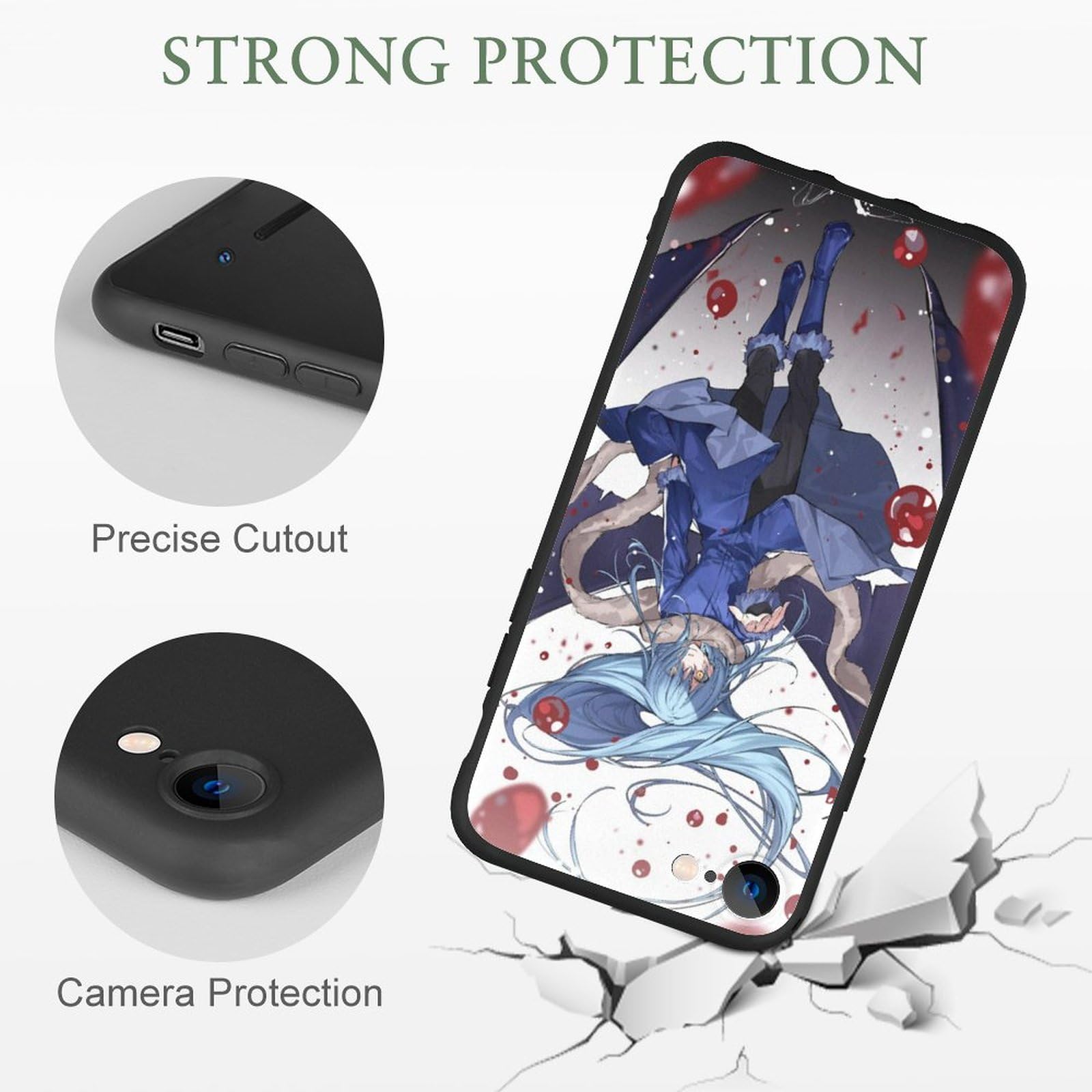 Amazon.co.jp: iPhone SE 用ケース 第3世代 転生したらスライムだった