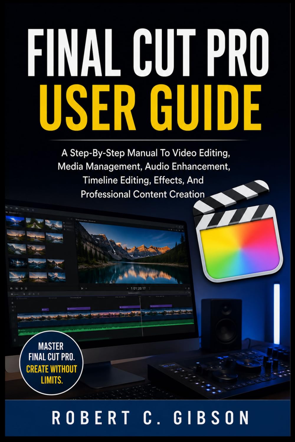 FINAL CUT PRO USER GUIDE: A Step-By-Step Manual To Video Editing, Media Management, Audio Enhancement, Timeline Editing, Effects, And Professional Content Creation