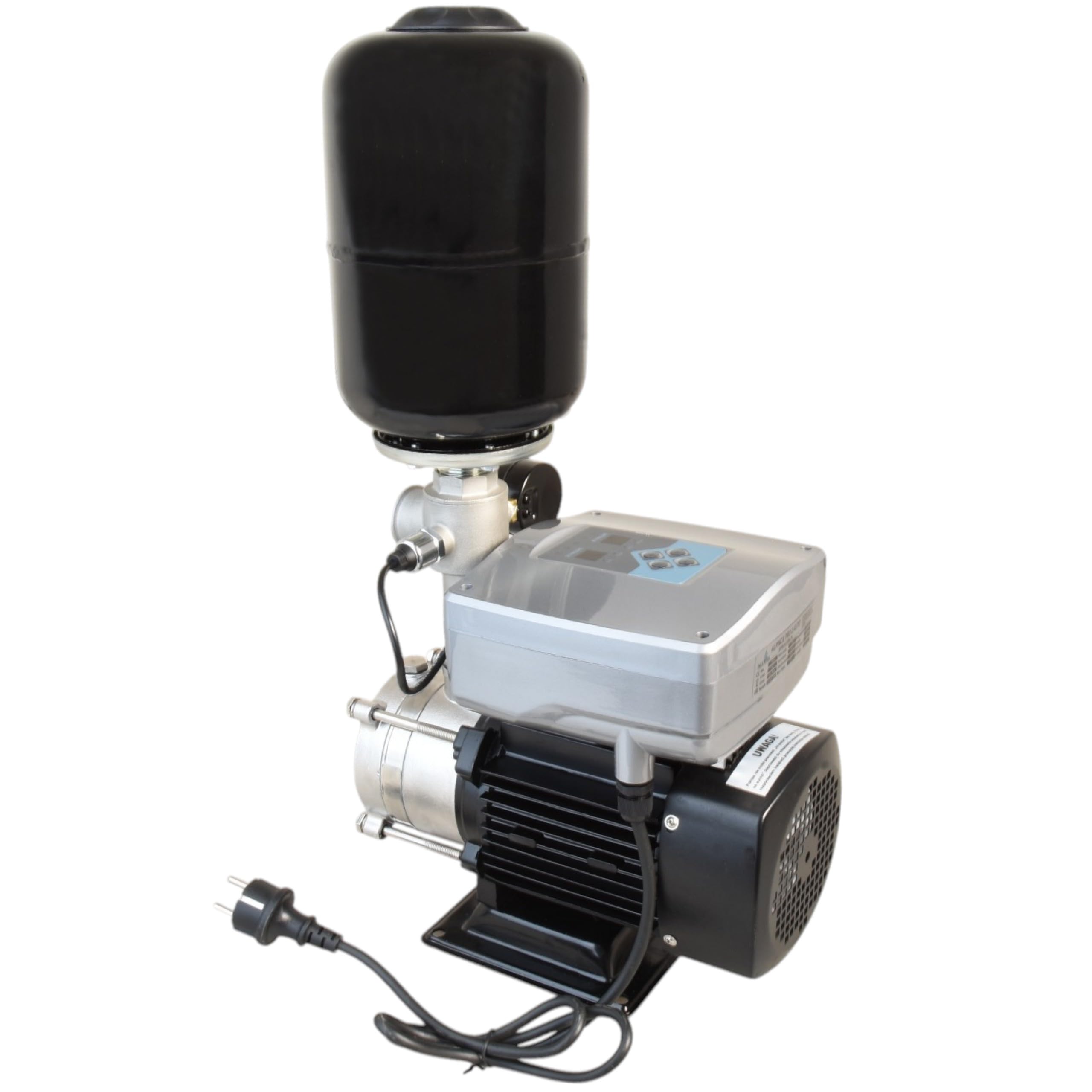 Intelligente Wasserpumpe ALPINOX PRO 2 AUTO (750 W 5400 l/h Förderhöhe 54m) - mit Inverter Frequenzumrichter - Membrankessel - Leise Betrieb - Moderne Gartenpumpe Hauswasserautomat - Trockenlaufschutz