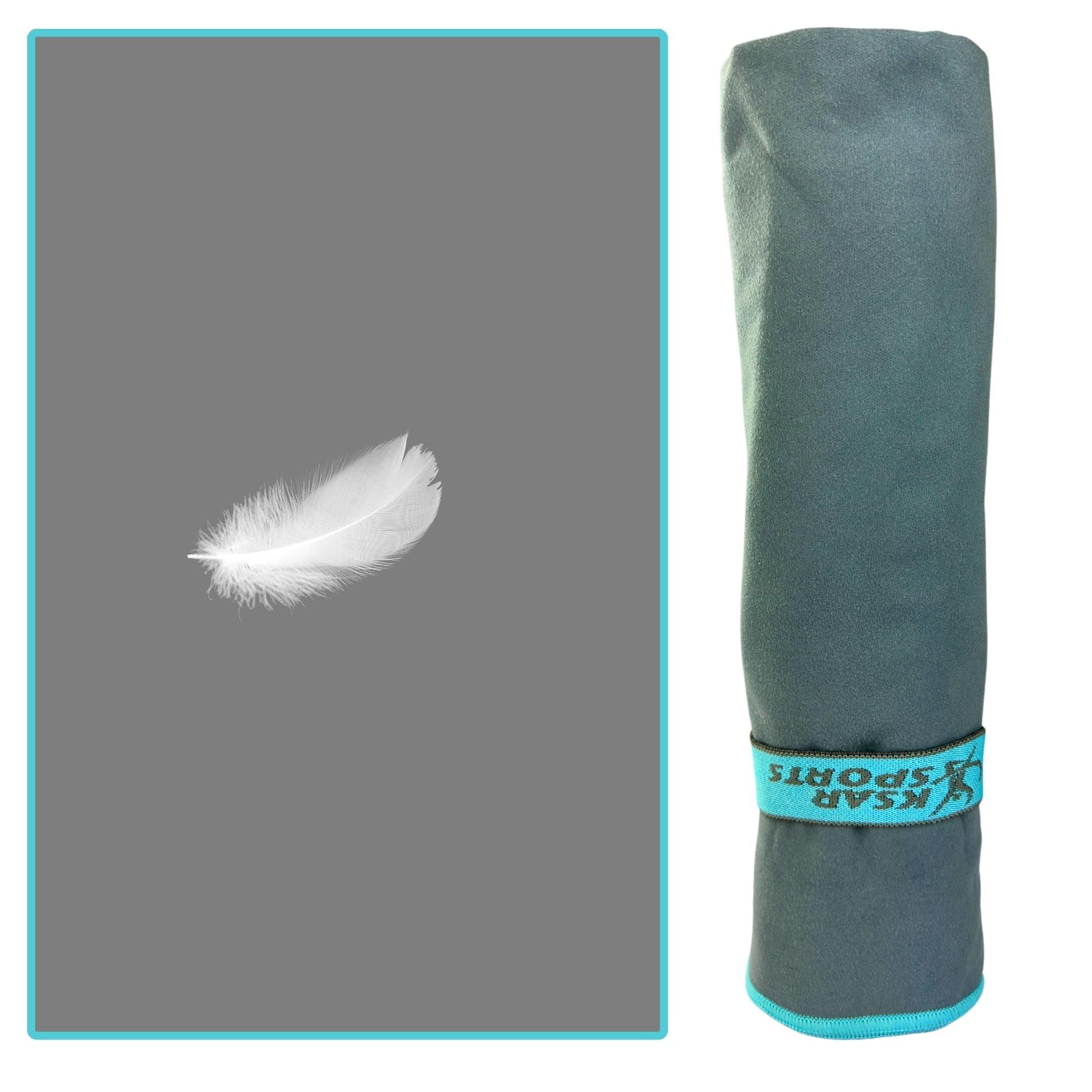 Grey Microfibre Towel, Quick Dry Towel & Beach Towels Ultra Lightweight Compact & Fast-Drying For Travel Camping Gym Hiking And Swim Towel (Xl 180Cm X 90Cm, )