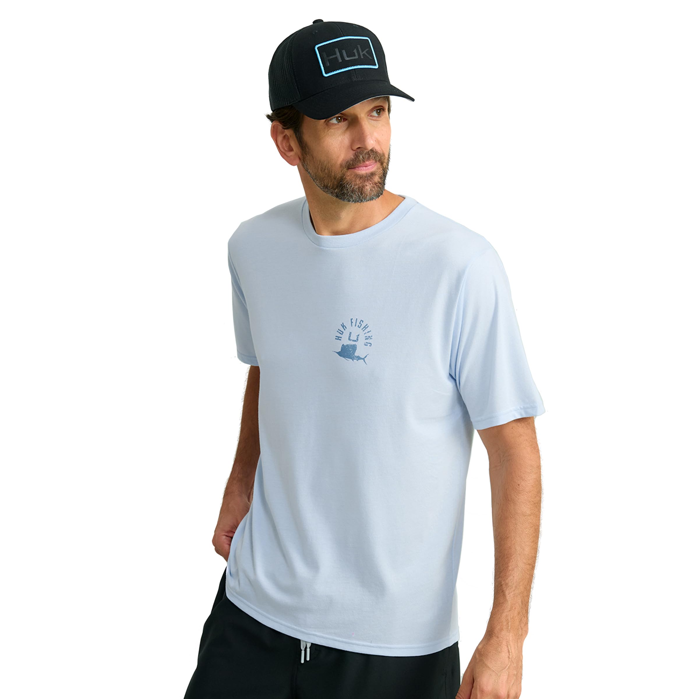 HUK Kids Performance Fishing Logo Tee, Short Sleeve T-Shirt for Kids