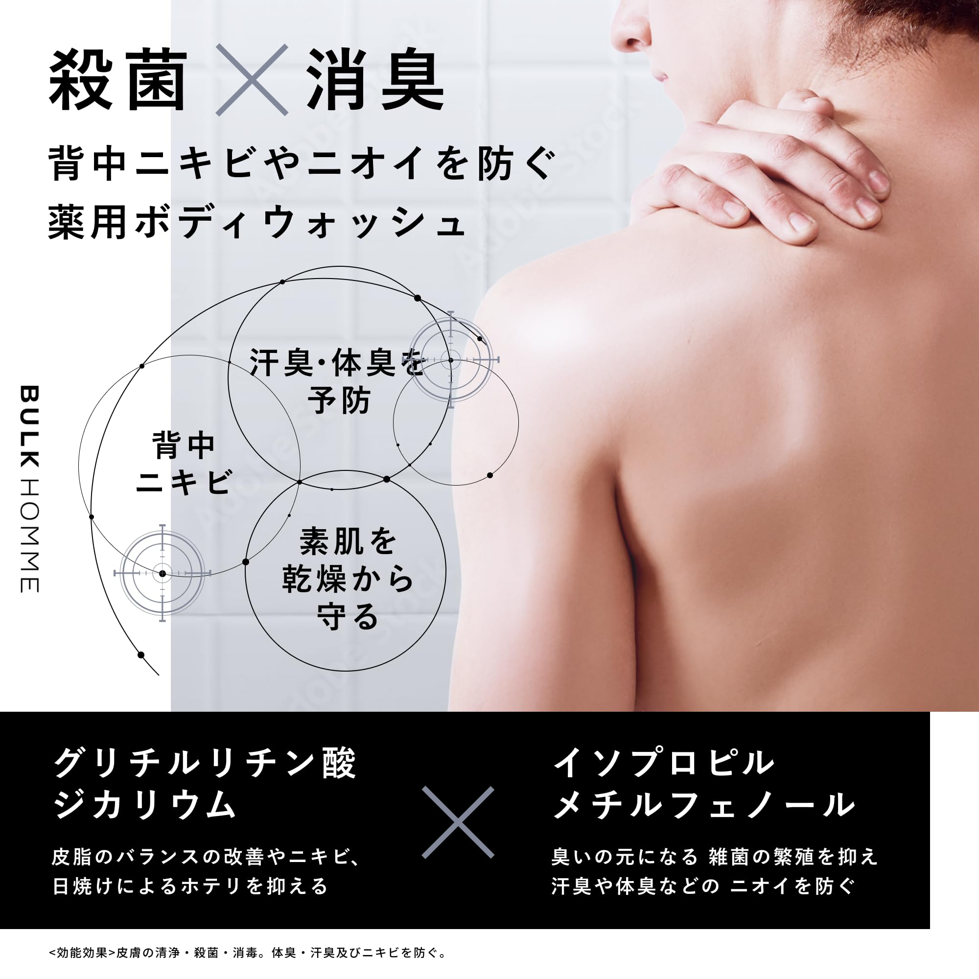 Amazon | 【体臭・背中ニキビを防ぐ】 バルクオム 薬用 ボディ
