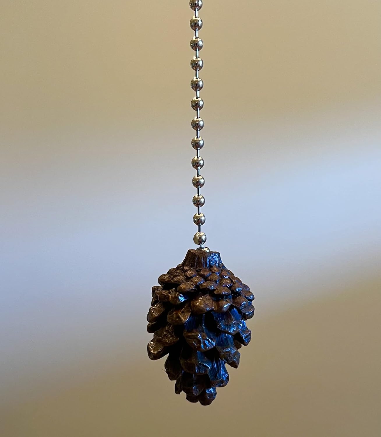 Top Brass Rustic Pinecone Ceiling Fan Pull Chain - Cabin Lodge Decor