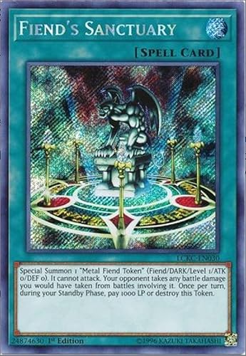 yugioh - Santuario de demonios LCKC-EN030 Secret Rare 1st Edition - Colección legendaria Kaiba Mega Pack