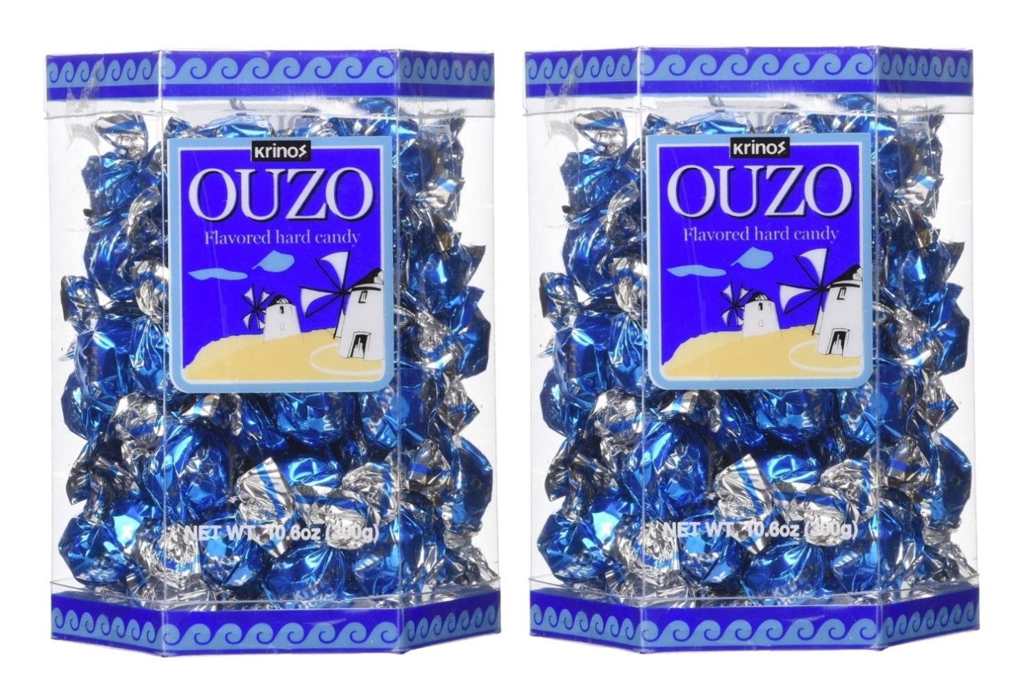 Buy Krinos Ouzo Licorice Flavored Hard Candy, Individually Wrapped