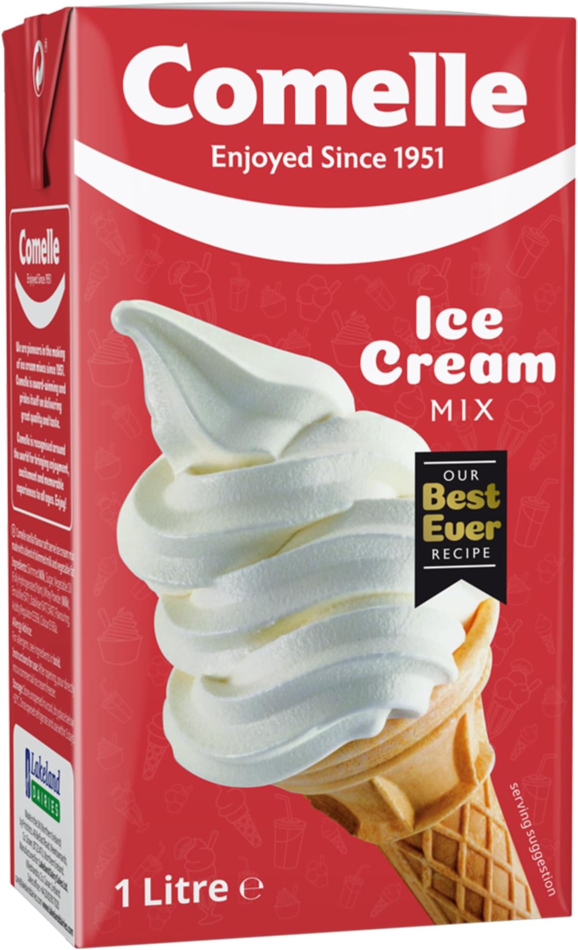 ( 1ltr Pack ) Comelle Ice Cream Mix UHT 1 Litre