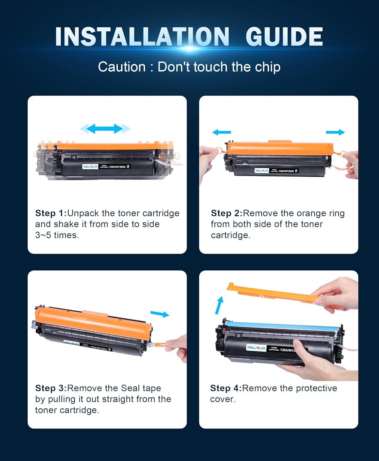 VICTONER 138X Black Toner Cartridge 2-Pack - Compatible With HP Pro Printers