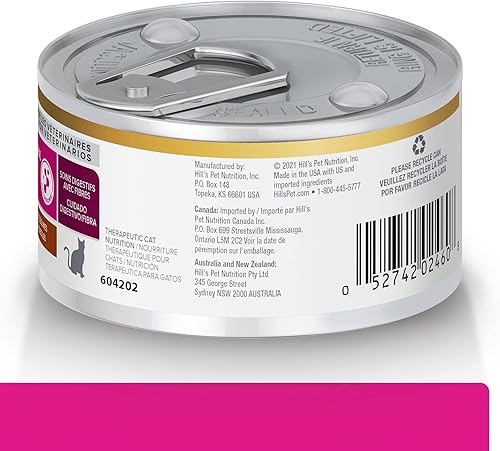 Miniatura 2 de Hill's Prescription Diet Gastrointestinal Biome DigestiveFiber Care - Alimento húmedo para gatos con pollo y verduras, dieta veterinaria, latas de