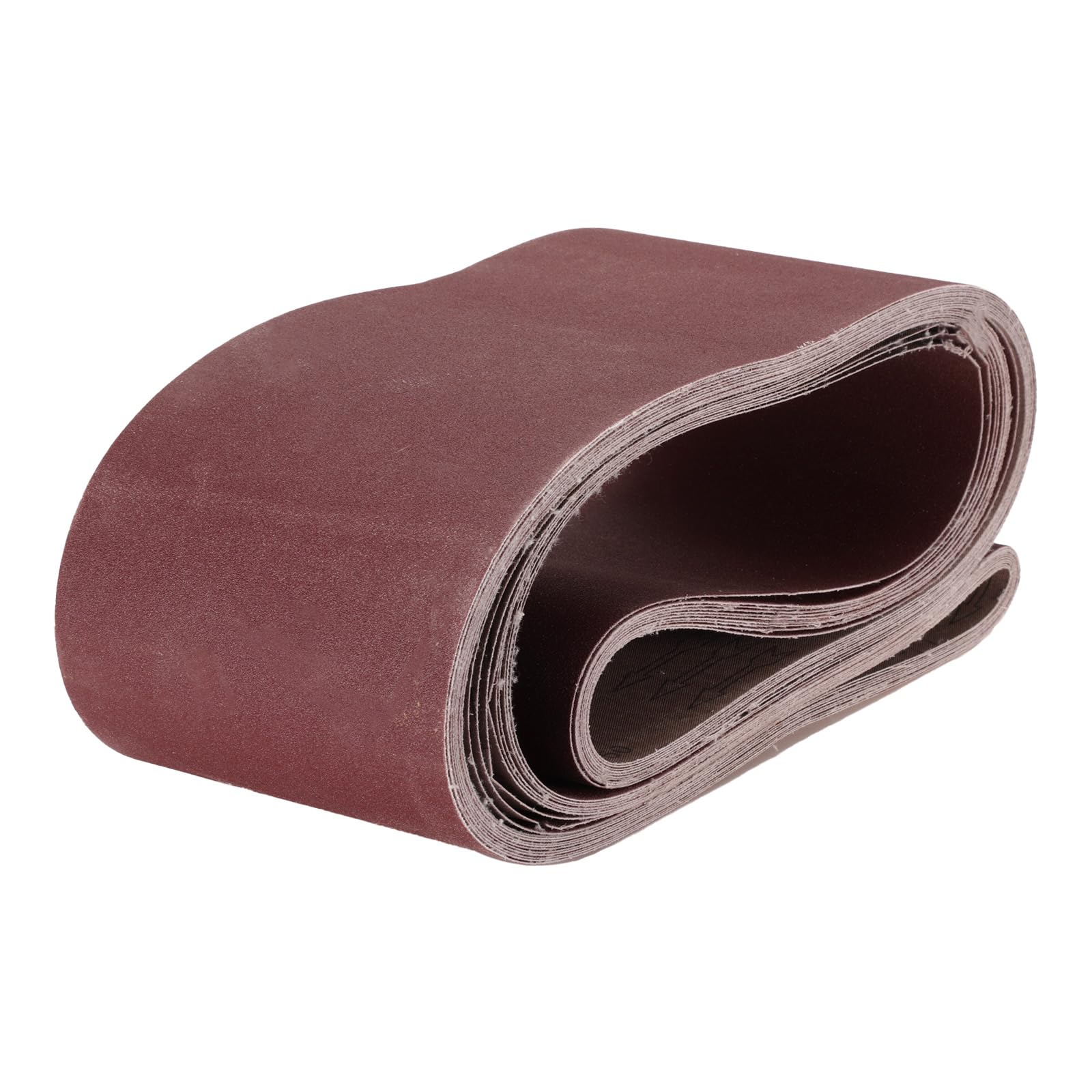QUARKZMAN 10pcs 6" x 89" Bandas De Lija 150 Granos Óxido De Aluminio Papel De Lija Para Lijadora De Banda Papeles De Lijado Para Pulido Y Molienda De Metal Y Madera, Marrón Rojizo