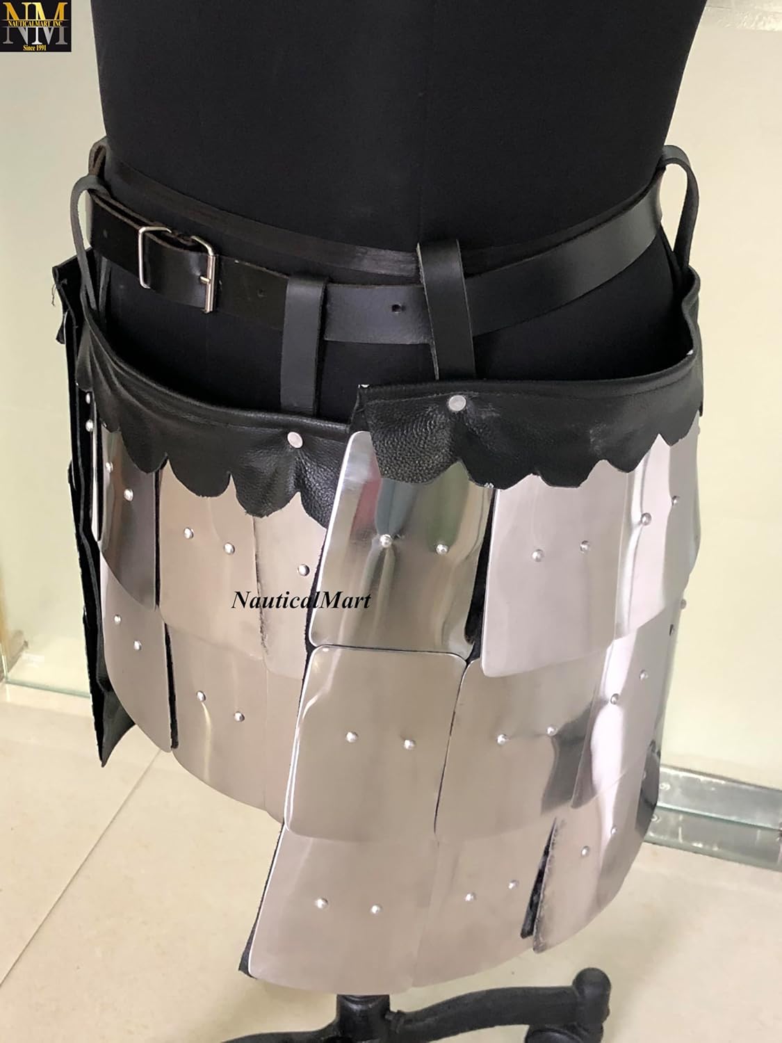Scale Armor Skirt for Buhurt Combat Medieval Buhurt Thigh Armor LARP, Halloween, Reenactment Armour