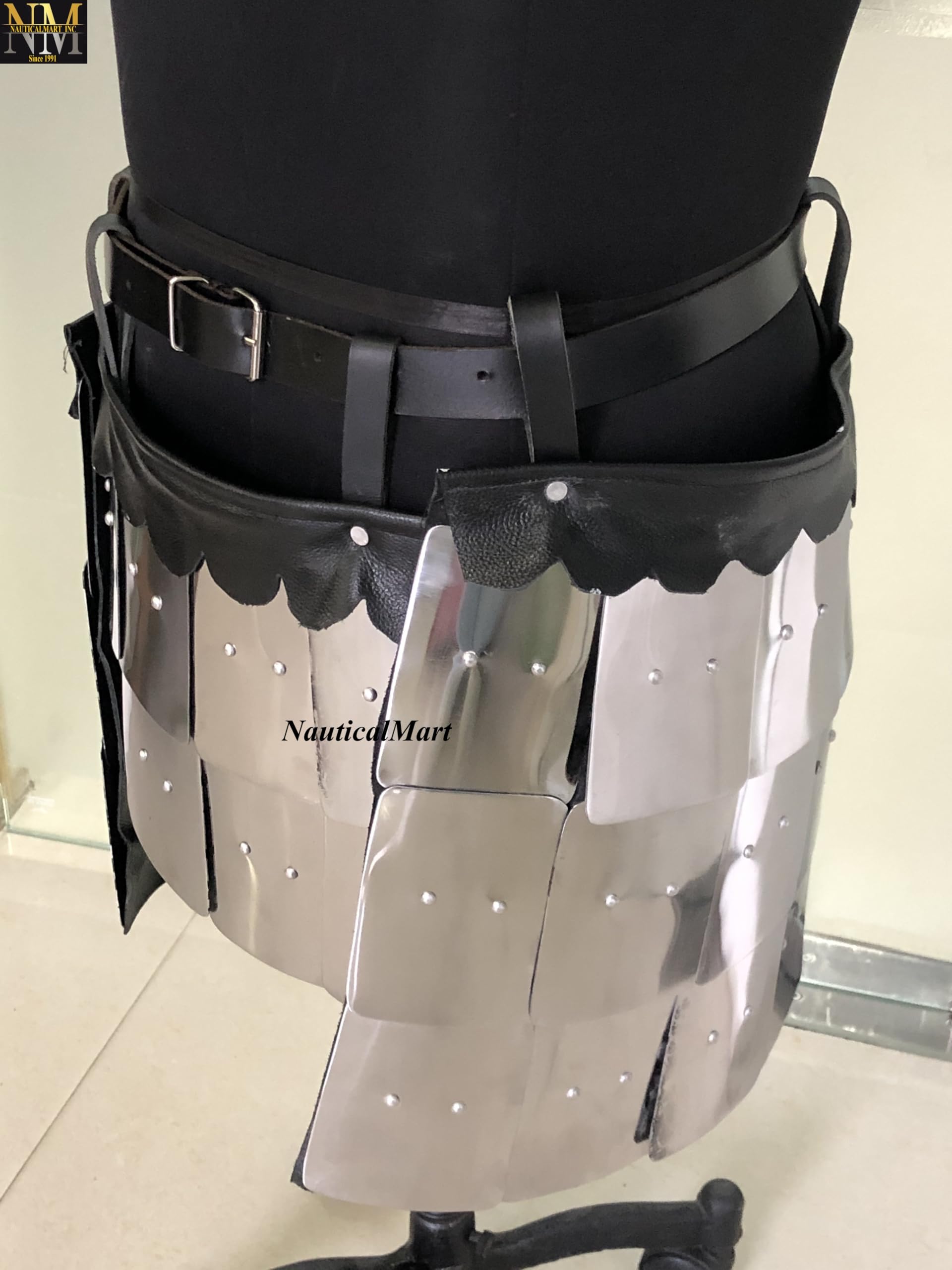 Scale Armor Skirt for Buhurt Combat Medieval Buhurt Thigh Armor LARP, Halloween, Reenactment Armour