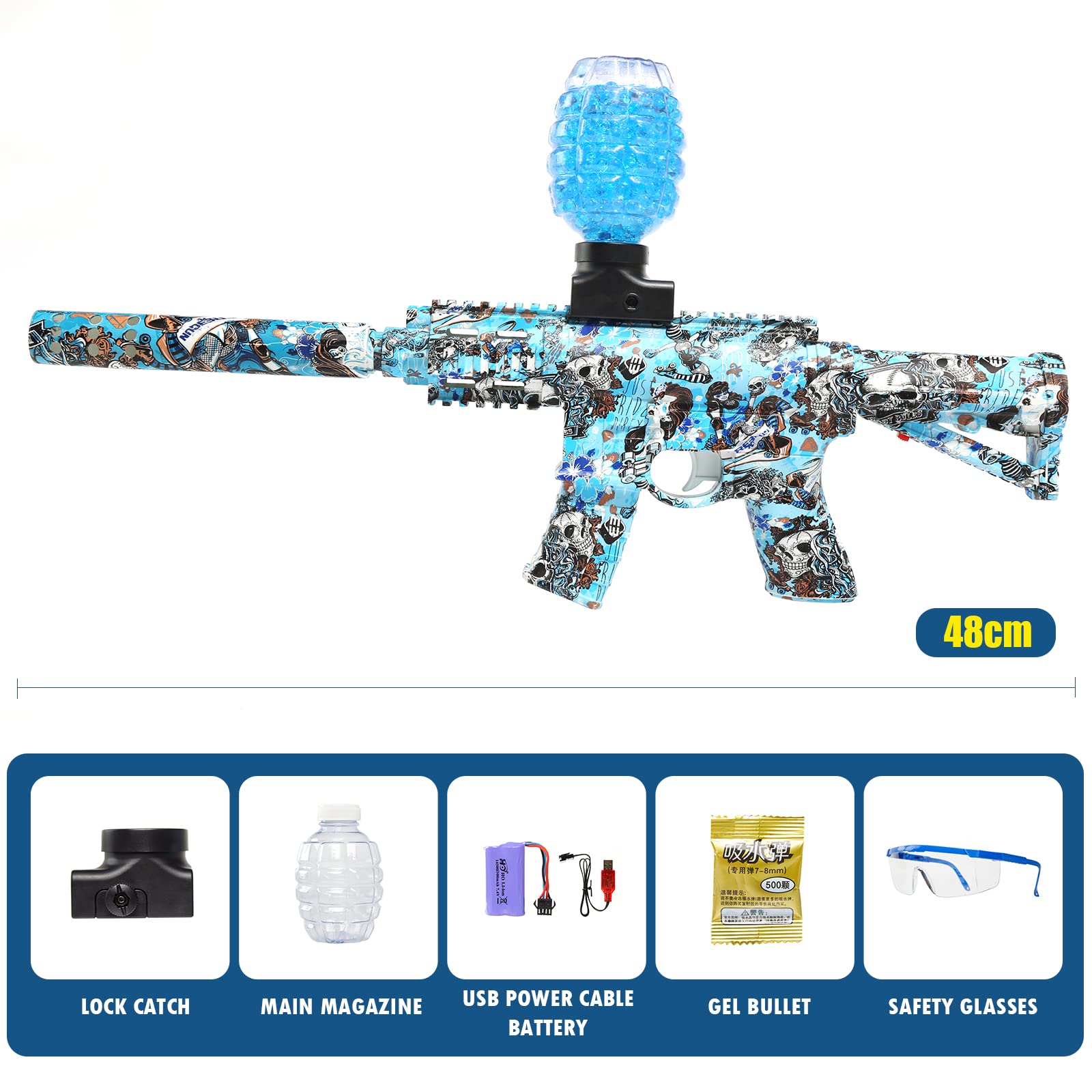 Buy Gel Blaster Toy Gun,Splatter Ball Gun,NO for Nerf Guns EVA Bullet