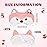 Haysandy Cute Eye Mask for Sleeping 3 Pieces Cartoon Dog Face Eye Cover Funny Animal Cat Sleeping Mask Soft Lightweight Night Sleep Kitty Blindfolds for Women Men Kids(Fox)