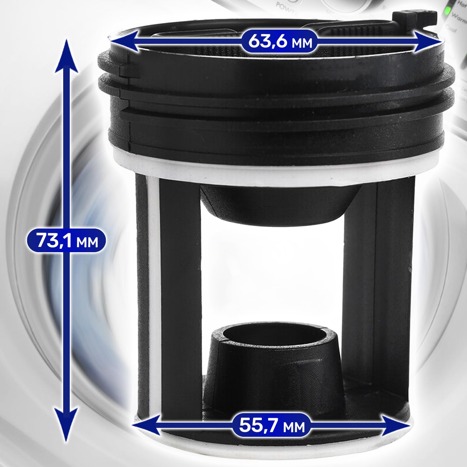 DL-pro Filtro Per Lavatrice Indesit Hotpoint C00045027: Raccoglie Peli E Lanugine