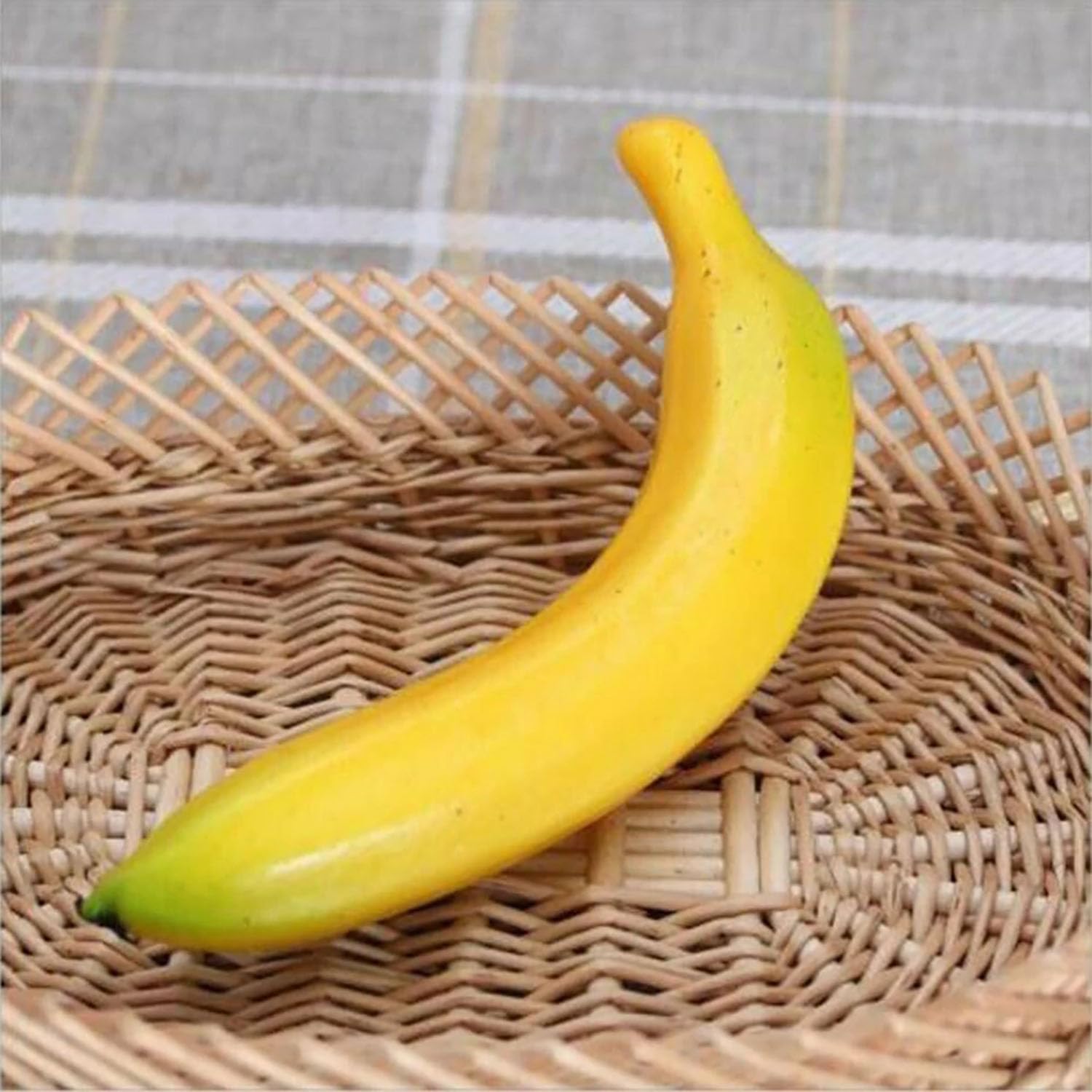 Lot De 4 Bananes Artificielles Réalistes – Faux Fruits En Plastique Pour Décoration Cuisine, Bol De Fruits, Fêtes Et Photos
