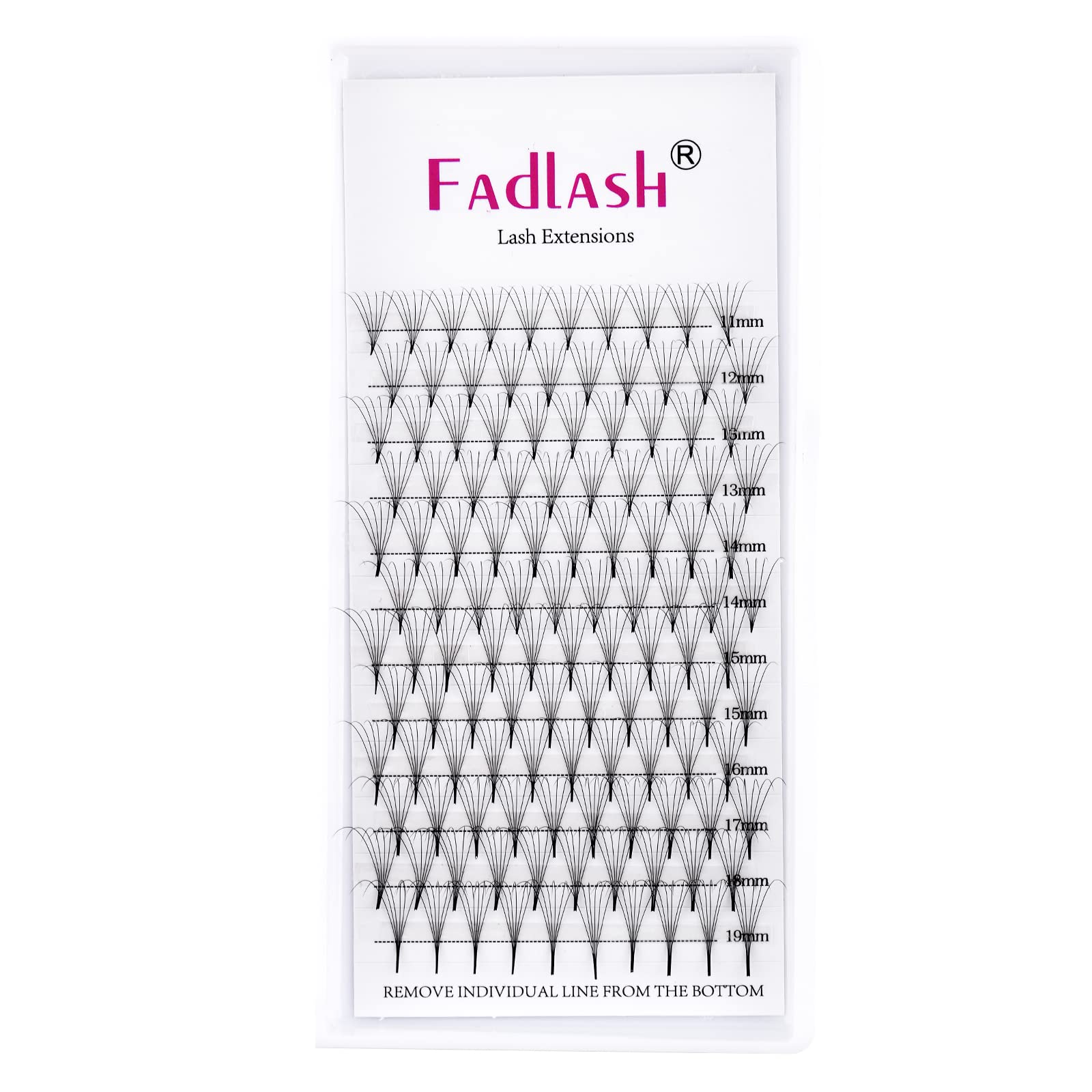 Volumen Ruso 10D 0.07mm C Curl 15mm Prefabricados Extensiones de Pestañas Volume Lashes Extension Ruso Pestañas — view 131