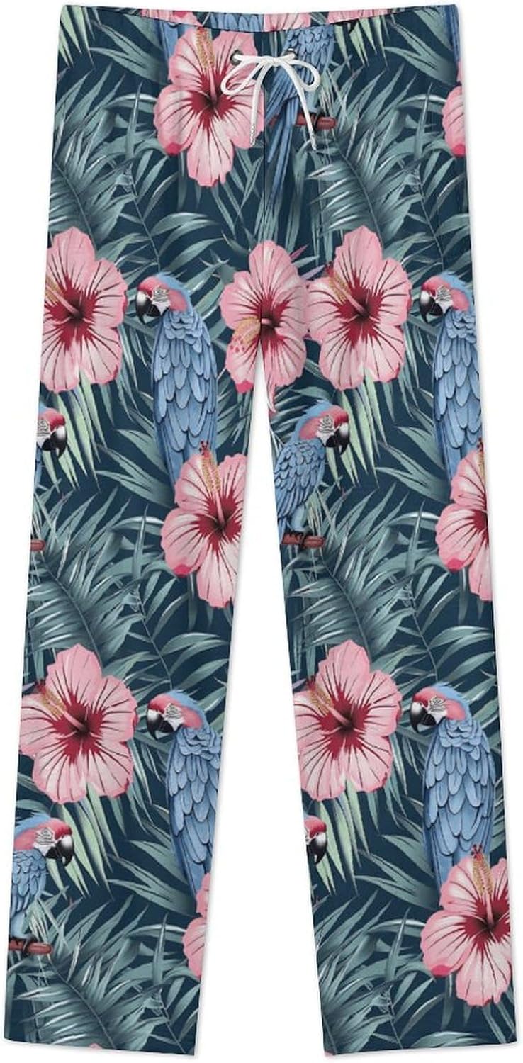 Adugen Origei Womens Sleep Pajama Pants Frogs Pattern Warm Lounge Sleepwear Pants PJ Bottoms