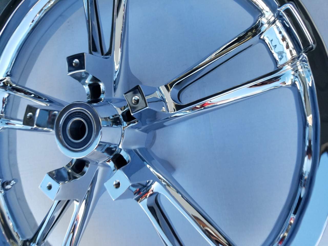 Harley Enforcer Style Reinforcer Front 21" Wheel Triple Chrome 2008-2020