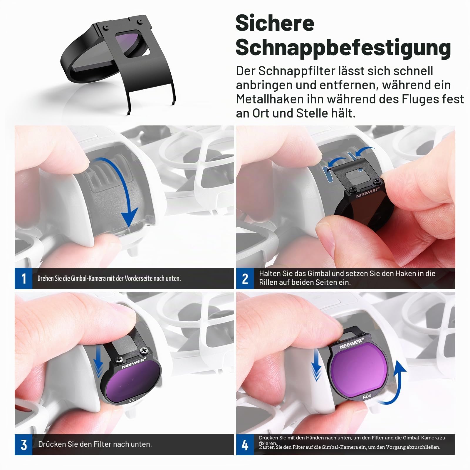 Neewer ND Filter Set für NEO Drohne – Bild 7