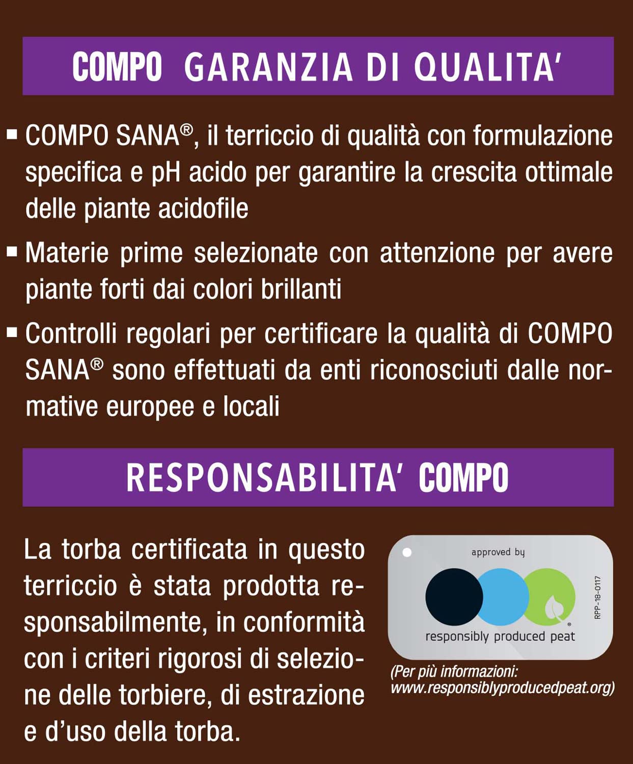 Sustrato de cualidad para azaleas rododendros y plantas ácidas de género Compo Sana Pack de 50 L