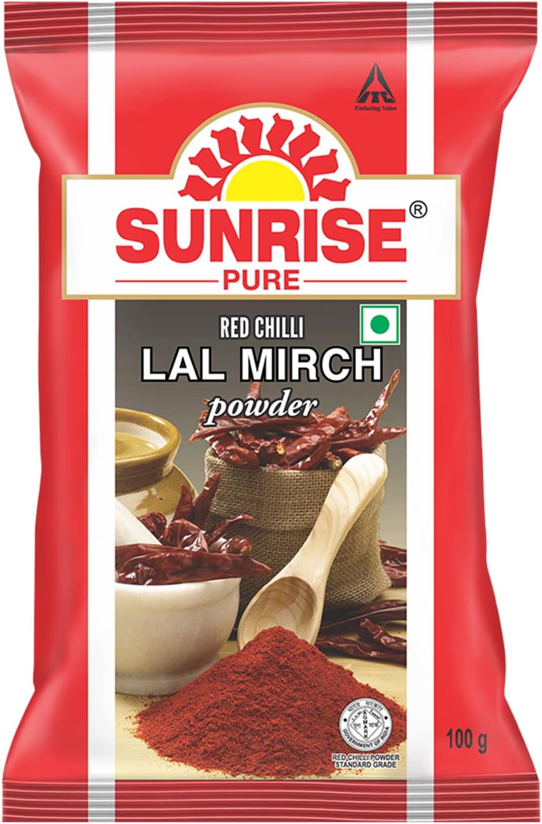 Red Chilli Spice Powder Pouch, 100 g