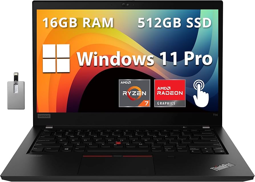 Lenovo ThinkPad T14 Gen 2 Business Laptop, 14